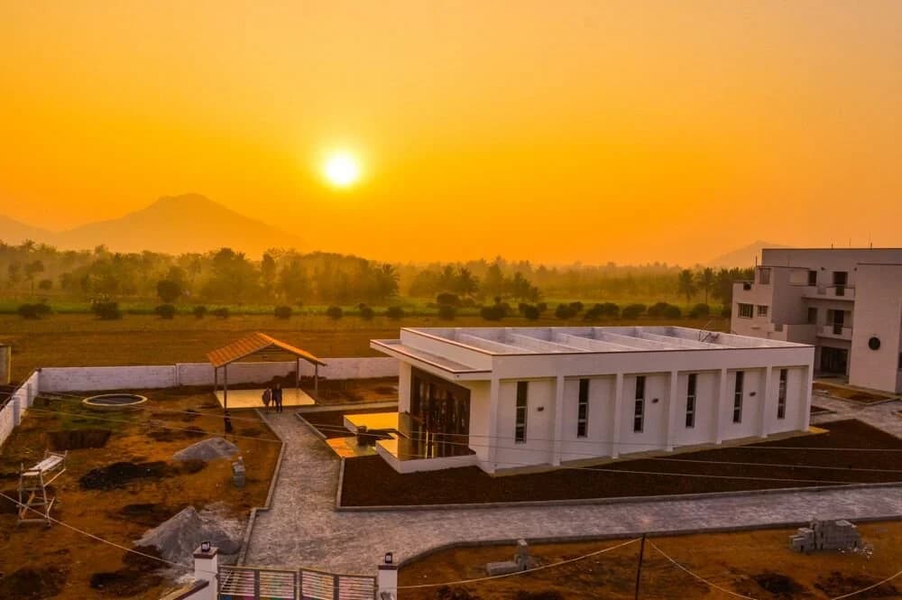 Sunset over South India