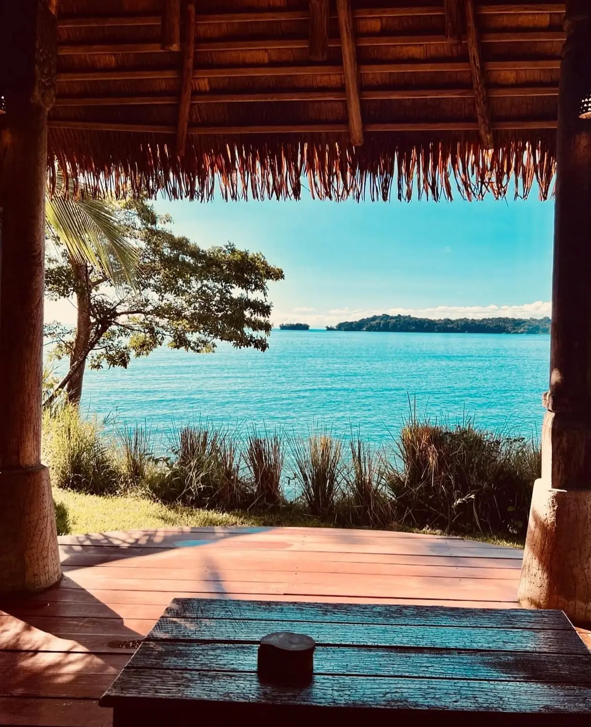 Beach cabana on the Pacific coast of Panama